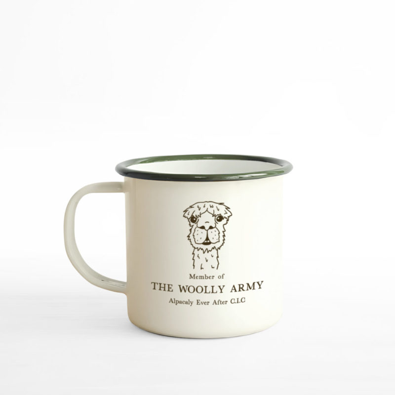 Woolly Army Enamel Mug